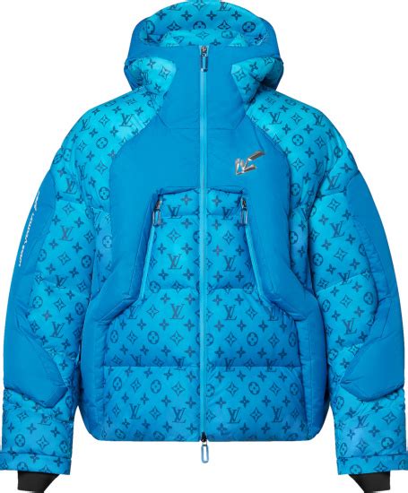 lv sleeping bag|Louis Vuitton Light Blue '2054 Monogram' Heat Reactive Down .